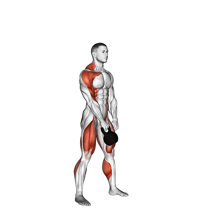 гиря рывок одной рукой