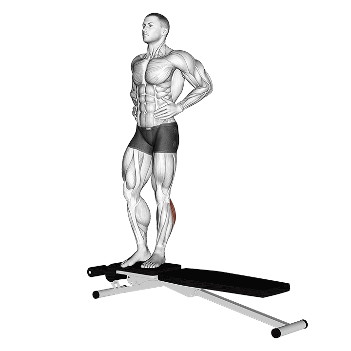 skok na skrzynię z ustabilizowaniem na jednej nodze