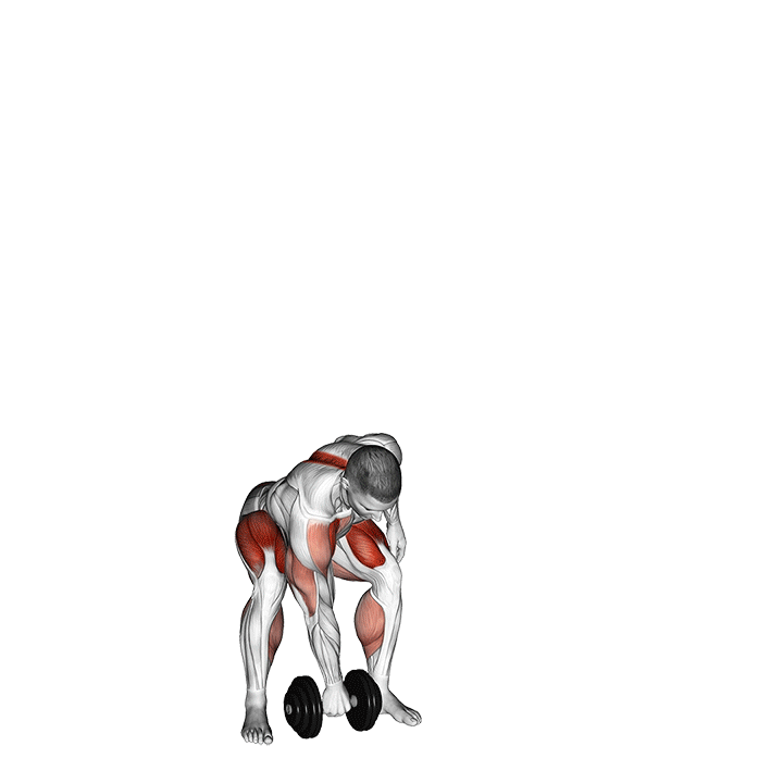 рывок з гантеллю однією рукою