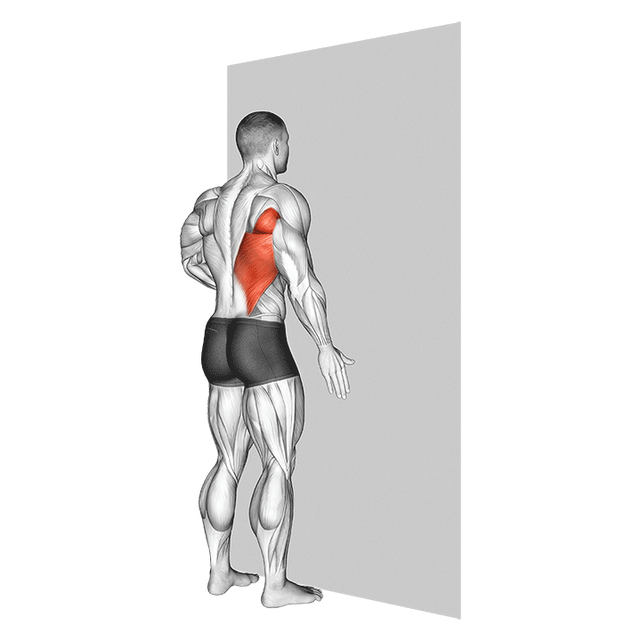 Демонстрация отжимание одной рукой у стены