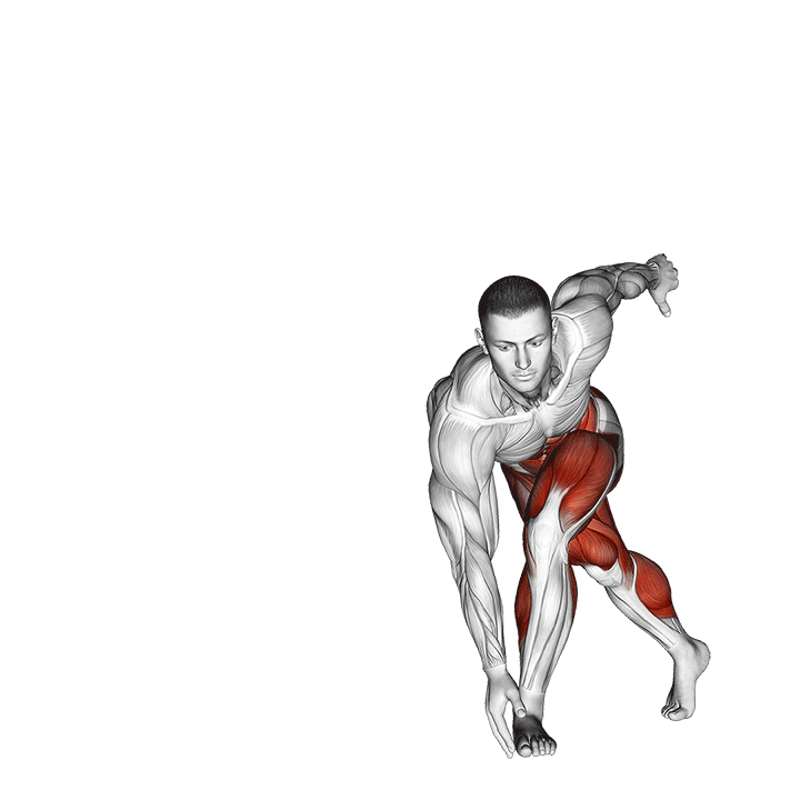 Демонстрация поочередный шаг вперед и назад